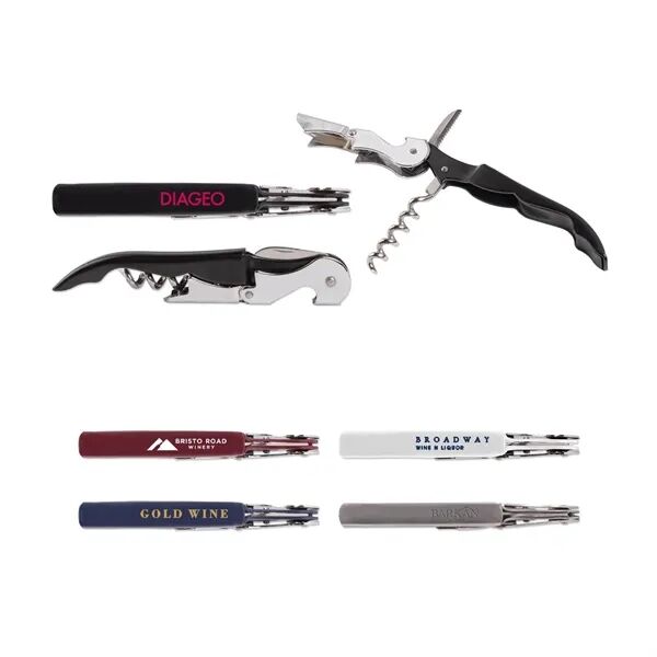 Main Product Image for Custom Printed Waiter's Corkscrew Wine Bottle Opener