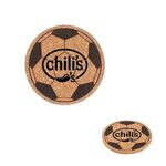 Buy Custom Logo Soccer Ball Cork Coaster
