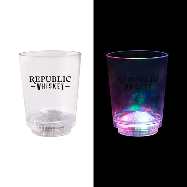 Main Product Image for Custom Logo 3 Light Plastic Rocks Cup 12 Oz