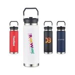 Buy Custom Printed Vacuum Bottle with Straw and Carry Handle 30 Oz