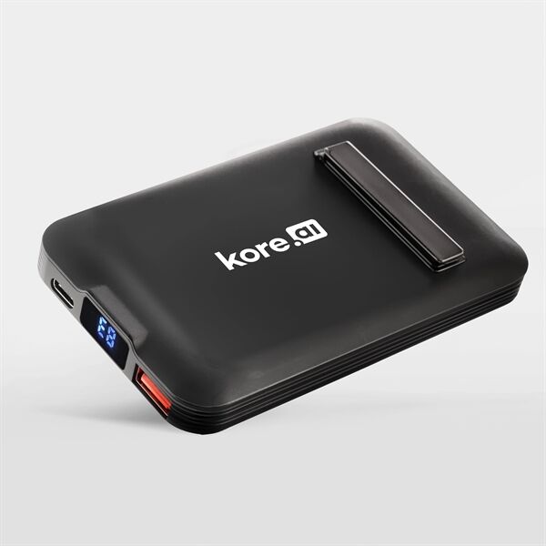 Main Product Image for Custom Logo Onyx MagSafe Power Bank and Stand