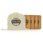 Buy Custom Printed Bamboo Coaster Kit
