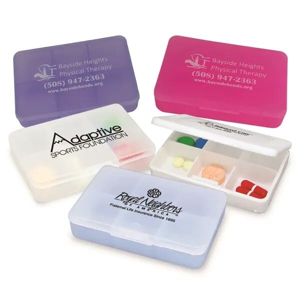 Main Product Image for Custom Logo Tablet Tote Pill Box