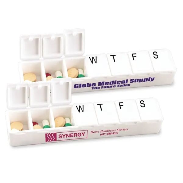 Main Product Image for Custom Printed Carry Along All-Week Pill Box