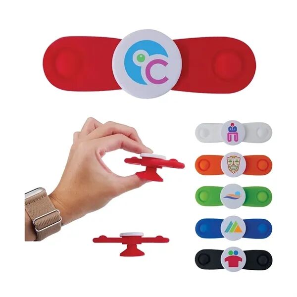 Main Product Image for Custom Logo Zaza Push Pop Propeller Spinner with Suction Cup