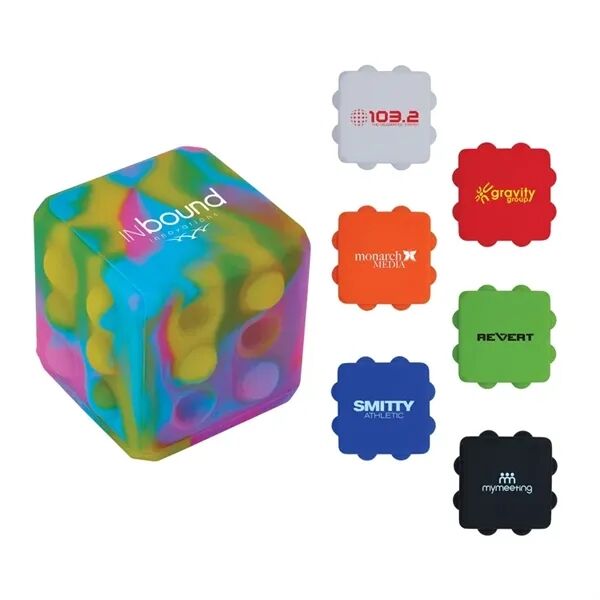 Main Product Image for Custom Logo Zuzu Push Pop Cube