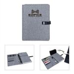 Buy Custom Logo Binghamton RPET Padfolio w/ Wireless Phone Charger