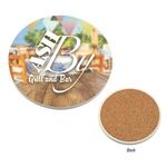 Buy Custom Logo Full Color Round Absorbent Coaster