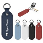 Buy Custom Printed Bates Leatherette Key Tag With Carabiner