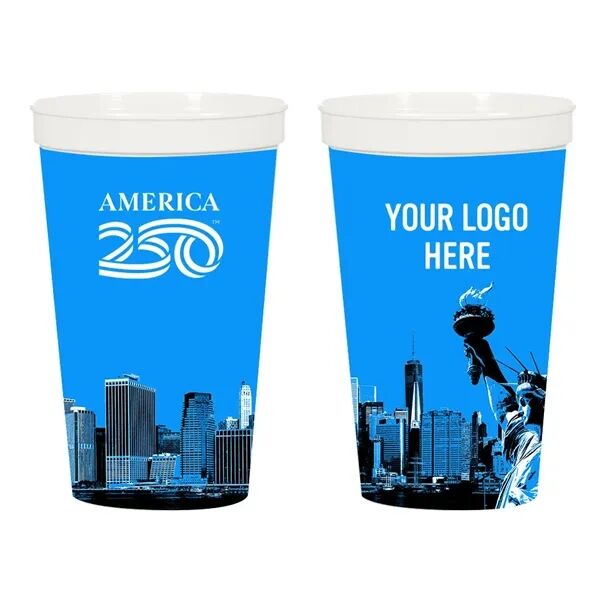Main Product Image for Branded America250 Full Color Big Game Stadium Cup 22 Oz