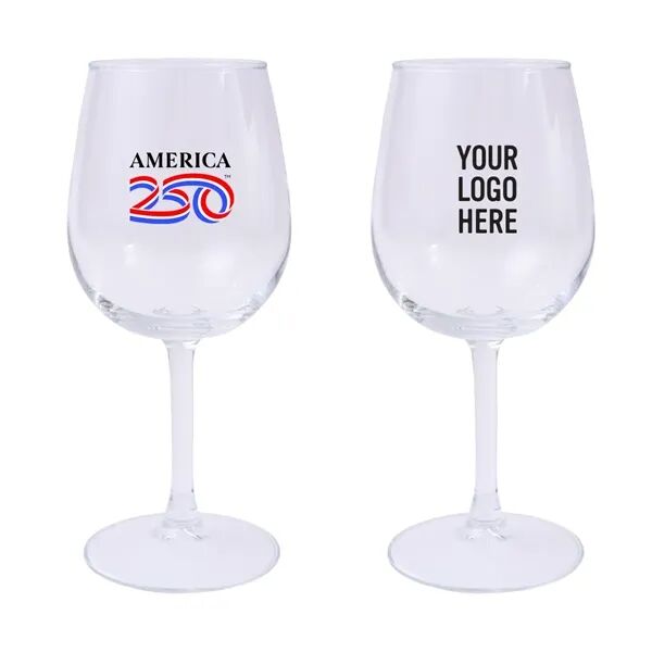 Main Product Image for Custom Printed America250 Full Color Wine Glass 12 Oz