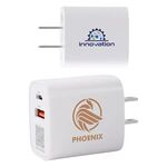 Buy Branded Channel 20W 2- Port PD Wall Charger with Dual Outputs