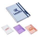 Buy Custom Printed Arcadia Soft Spiral Notebook with Front Pocket