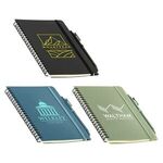 Buy Branded Avignon Repreve(R) Recycled Hardcover Spiral Notebook