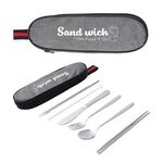 Buy Custom Printed Stainless Steel Cutlery Set In Oxford Case