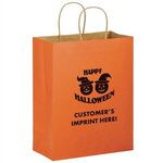 Buy Branded Halloween Matte Shopper/Orange Pumpkins - Flexo Ink