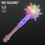 Buy LED Snowflake Wands, No Sound, Slow Color Change