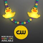 Buy Light Up Rubber Ducky Beads Necklace with Yellow Medallion