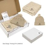 Buy Branded Bundle Up Beanie & Blanket Gift Set
