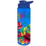 Buy Custom Straight-Walled Bottle w/ Flip Straw 28 oz Full Color