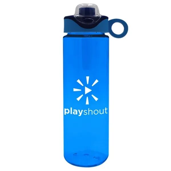 Main Product Image for Custom Bottle with Silicone Loop Handle Lid 28 oz.