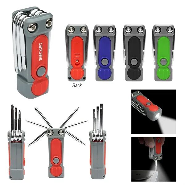 Main Product Image for Custom Printed 6-In-1 Multi Tool with LED Light