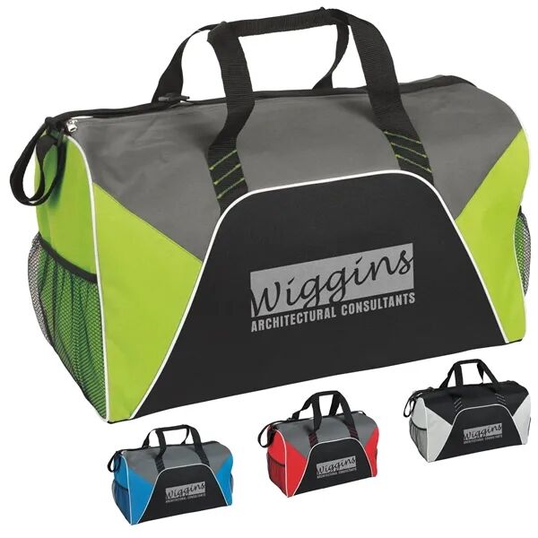 Main Product Image for Custom Printed Color Panel Sport Duffel