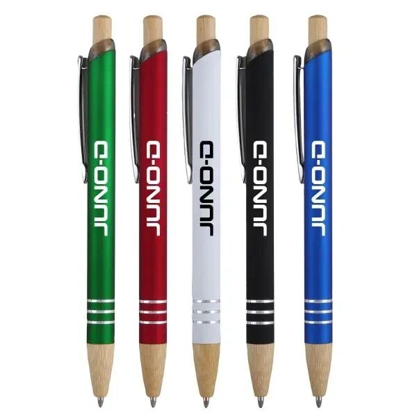 Main Product Image for Custom Printed Venosa Velvet-Touch Aluminum Pen W/Bamboo Accents