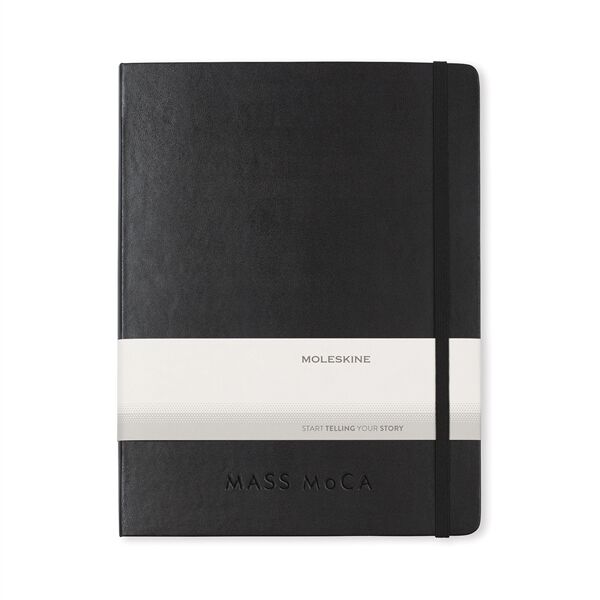 Main Product Image for Debossed Moleskine(R) Hard Cover X-Large Double Layout Notebook
