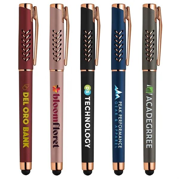 Main Product Image for Custom Printed Hollywood Rose Gold Gel Pen w/ Stylus