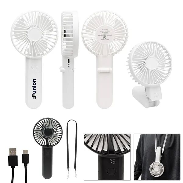 Main Product Image for Custom Printed Bend & Snap Rechargeable Fan