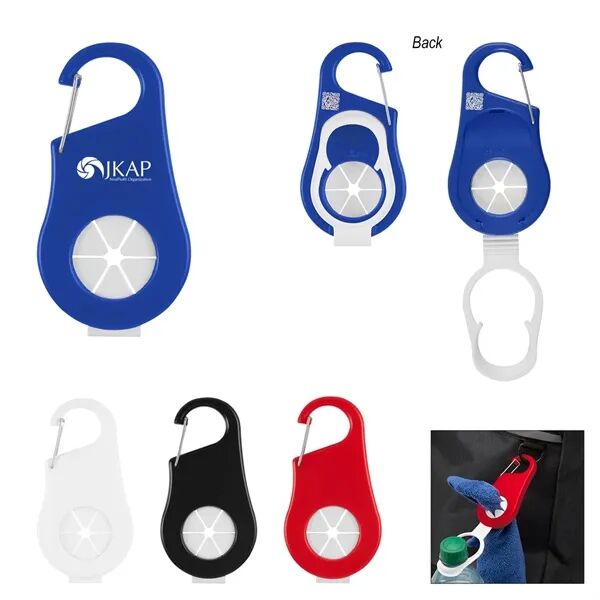 Main Product Image for Custom Printed Towel & Water Bottle Holder Carabiner