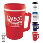 Buy Custom Printed Muscle Coffee Mug With Spill-Resistant Lid 34 oz 