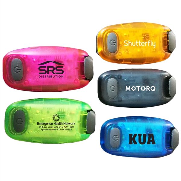 Main Product Image for Custom Printed Flashing LED Safety Light with Clip