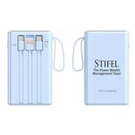 Buy Custom 20000 mAh Built in Cable Fast Charging Power Bank - 18W