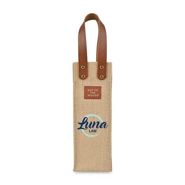Main Product Image for Custom Printed Out of The Woods(R) Jute Wine Tote