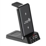Buy Custom 25W 4-IN-1 Foldable Wireless Charging Station w/Clock