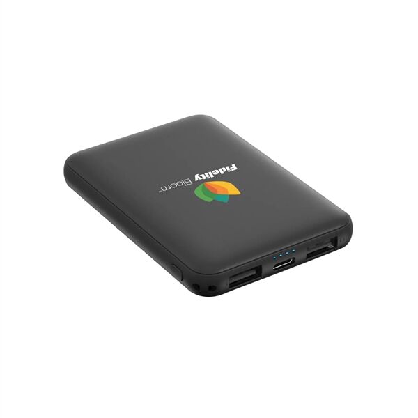 Main Product Image for Branded Pocket Power 5,000 mAh UL Mini Charger with Type C Port