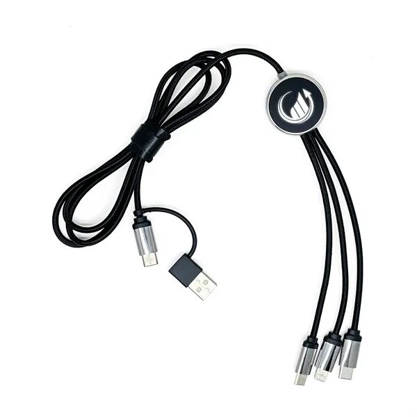 Main Product Image for Laser Engraved Illum 3-in-1 Light-Up Charging Cable 