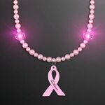 Buy Pink Pearls Light Up Short Necklace with Pink Ribbon