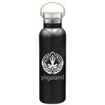 Buy Custom Serene Stainless Steel with Bamboo Lid 20 Oz.