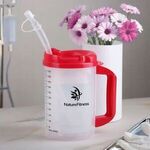 Buy Custom Printed Measurement Mug with Straw 20 oz