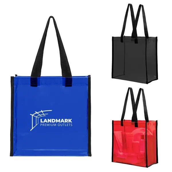Main Product Image for Custom Printed Colby Transparent Tote Bag