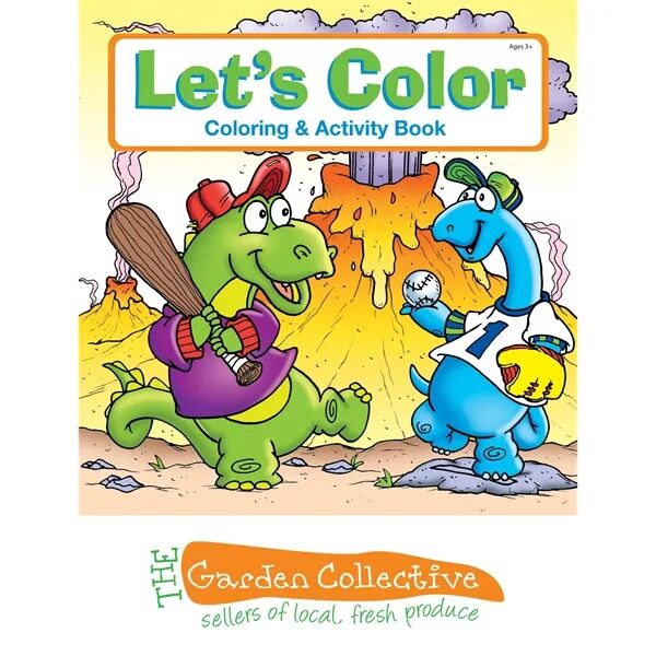 Main Product Image for Custom Printed Coloring Book: Let's Color