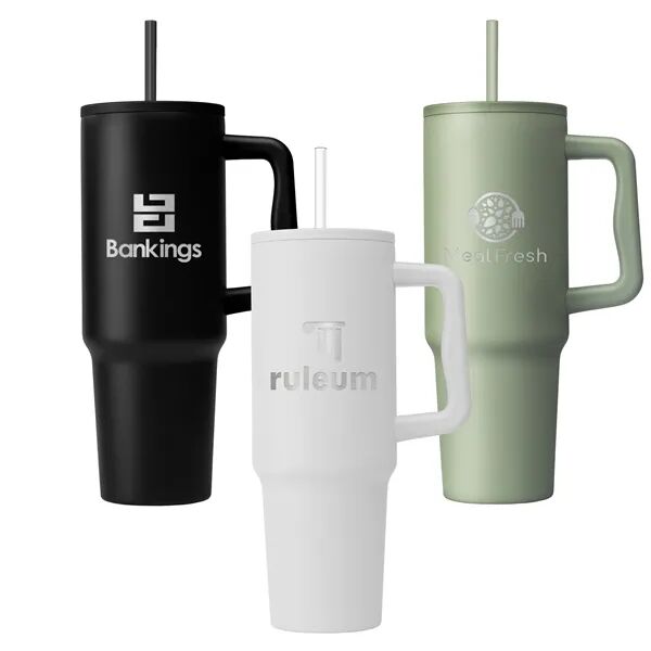 Main Product Image for Custom Printed Polar Pro Travel Mug with Straw 40 oz