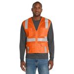 Buy Custom CornerStone ANSI 107 Mesh Six-Pocket Zippered Vest.