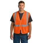 Buy Custom ANSI 107 Class 2 Economy Mesh Zippered Vest CornerStone