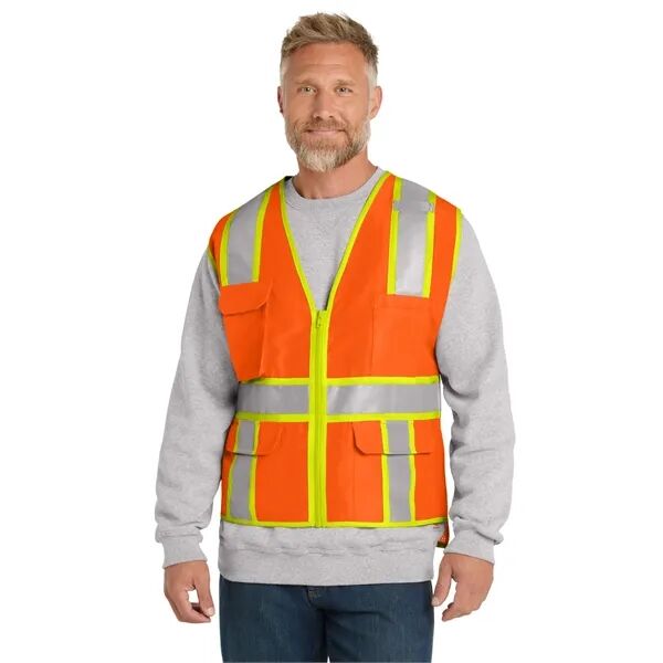 Main Product Image for Custom ANSI 107 Surveyor Zippered Two-Tone Vest CornerStone