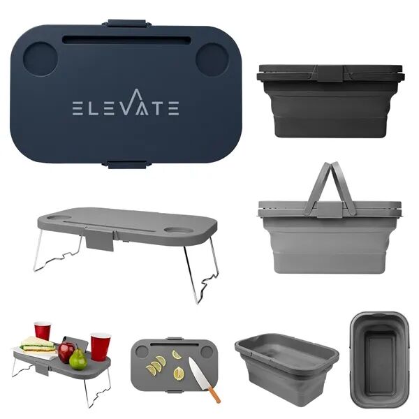 Main Product Image for Custom Printed Collapsible Picnic Basket Cooler