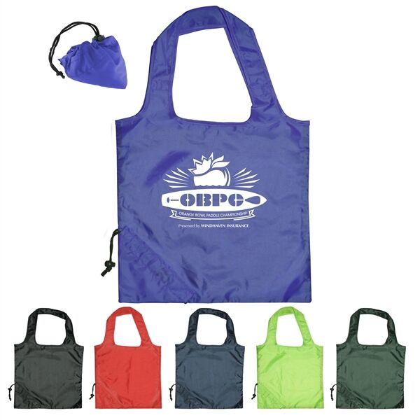 Main Product Image for Custom Printed Foldable Tote Bag 16"W x 15"H